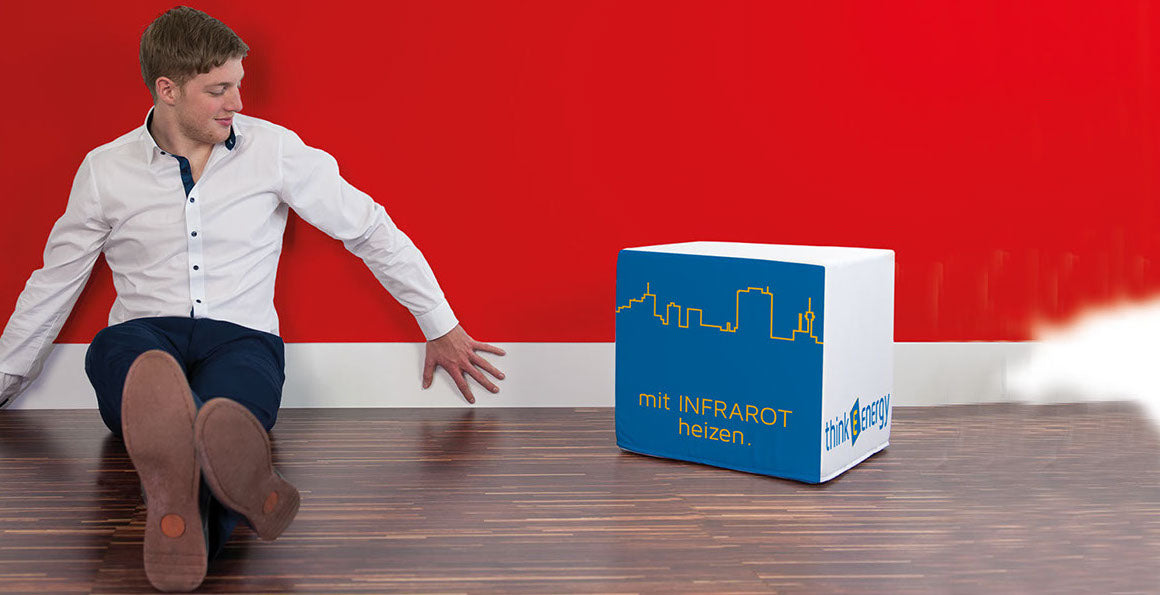 Heizen mit Infrarot Wärmeleisten von Think E energy